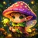A vibrant, friendly cartoon dragon with rainbow scales and a big smile, perfect for a profile picture.